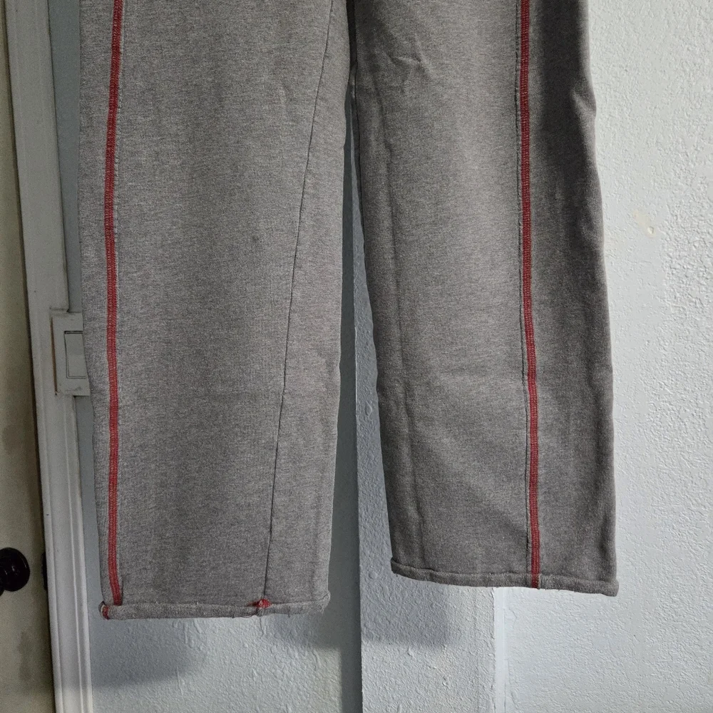 Joe Boxer Gray Pants with Red Accents Y2K Vintage 90s - Picture 4 of 8